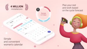 Period tracker for women. Ovulation calculator