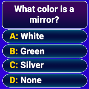 MILLIONAIRE TRIVIA Game Quiz